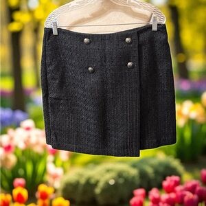 LOFT Black Mini Skirt